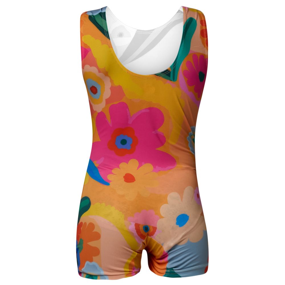 The Ido Movement Summer Kids Floral Biketard