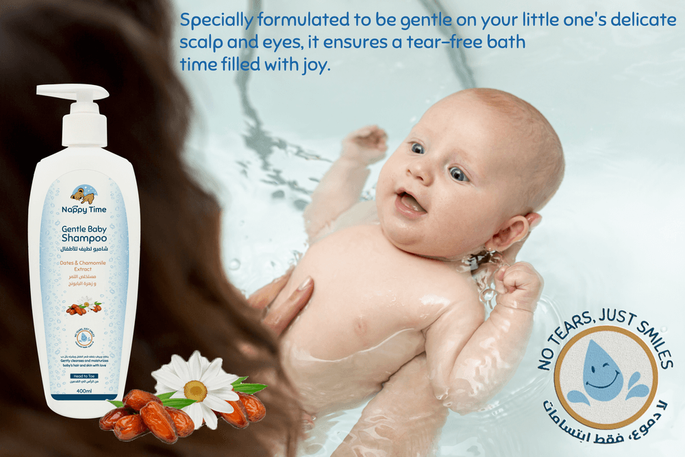 Nappy Time - Gentle Baby Shampoo With Dates & Chamomile Extract - 400ml