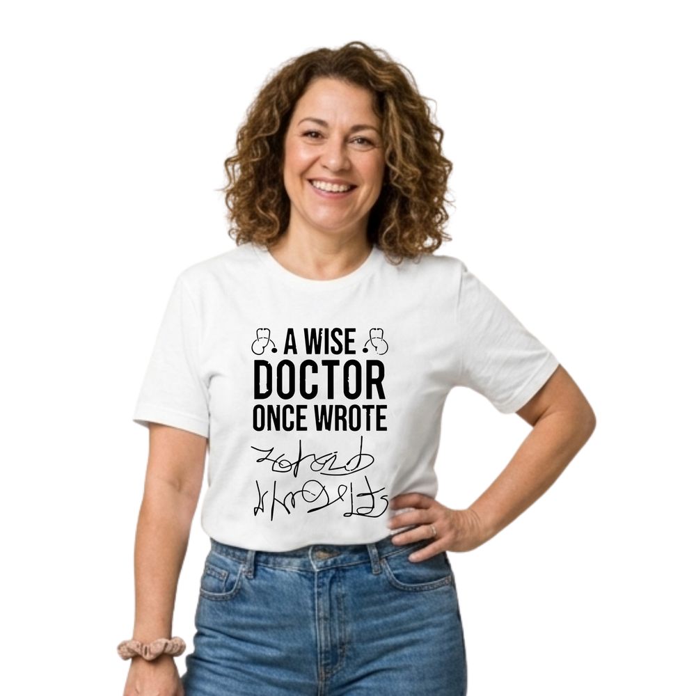 Matching Family Outfits - A Wise Docter Once Wrote T-Shirt - White