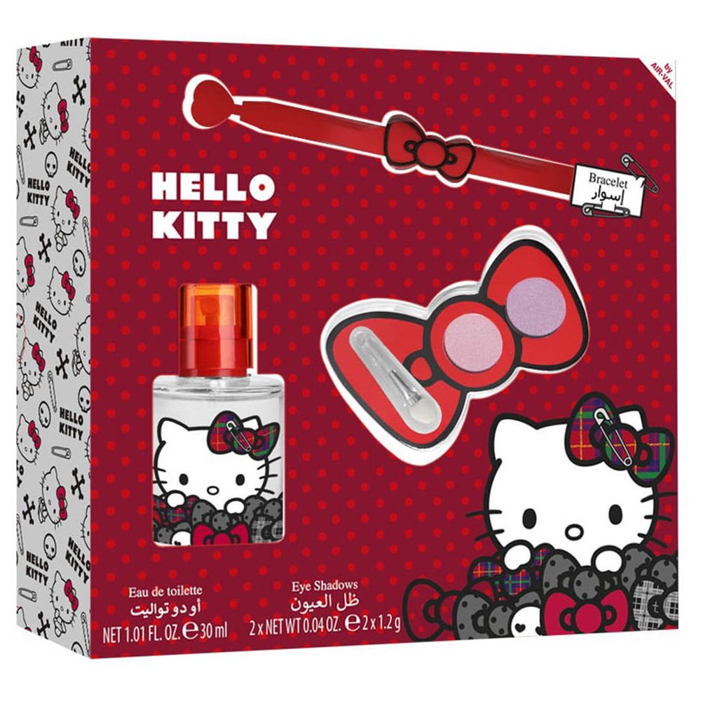 Hello Kitty - Girl's Eau De Toilette - 30 With Lipgloss & Eyeshadow