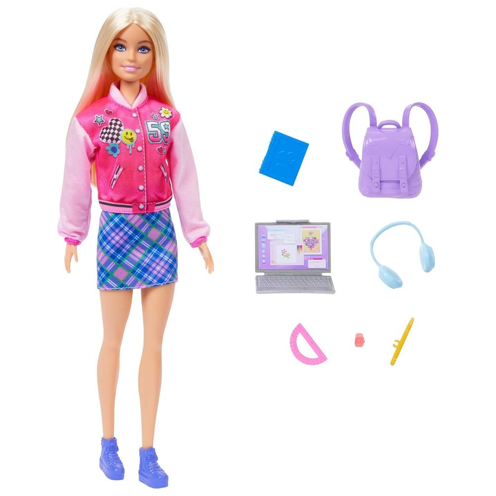 Barbie - Back to School Doll & Piece Count