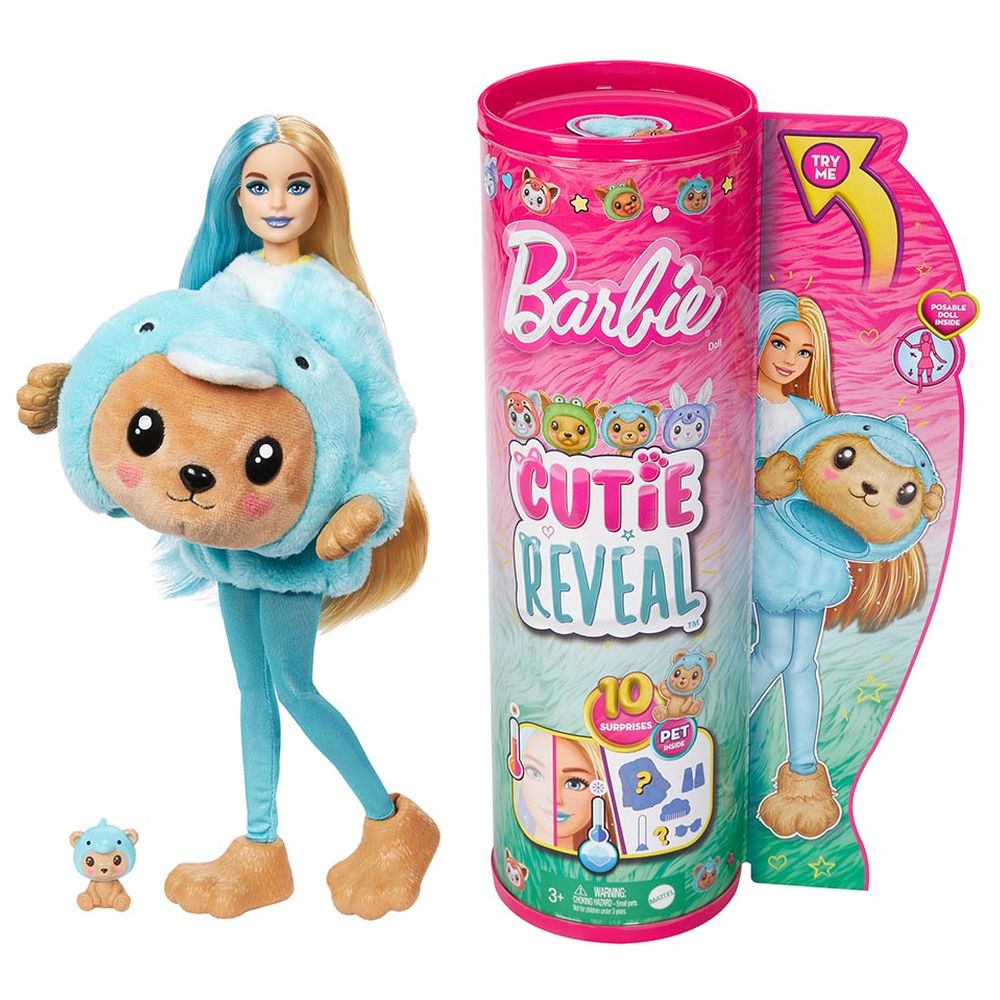 Barbie - Cutie Reveal Costume Cuties Series - Teddy Dolphin
