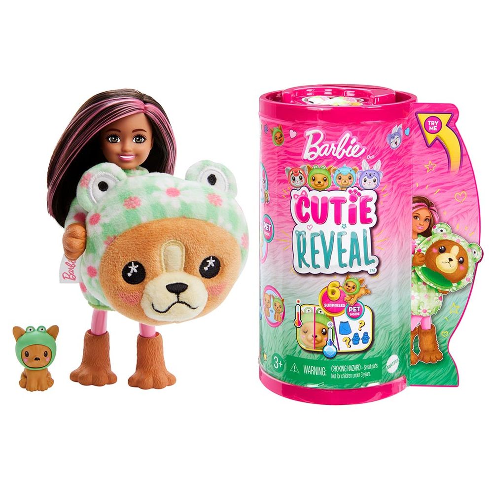Barbie - Chelsea Cutie Reveal Costume Cuties Series - Dog In Frog