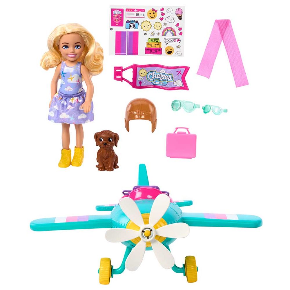 Barbie - Club Chelsea Can Be Plane Playset
