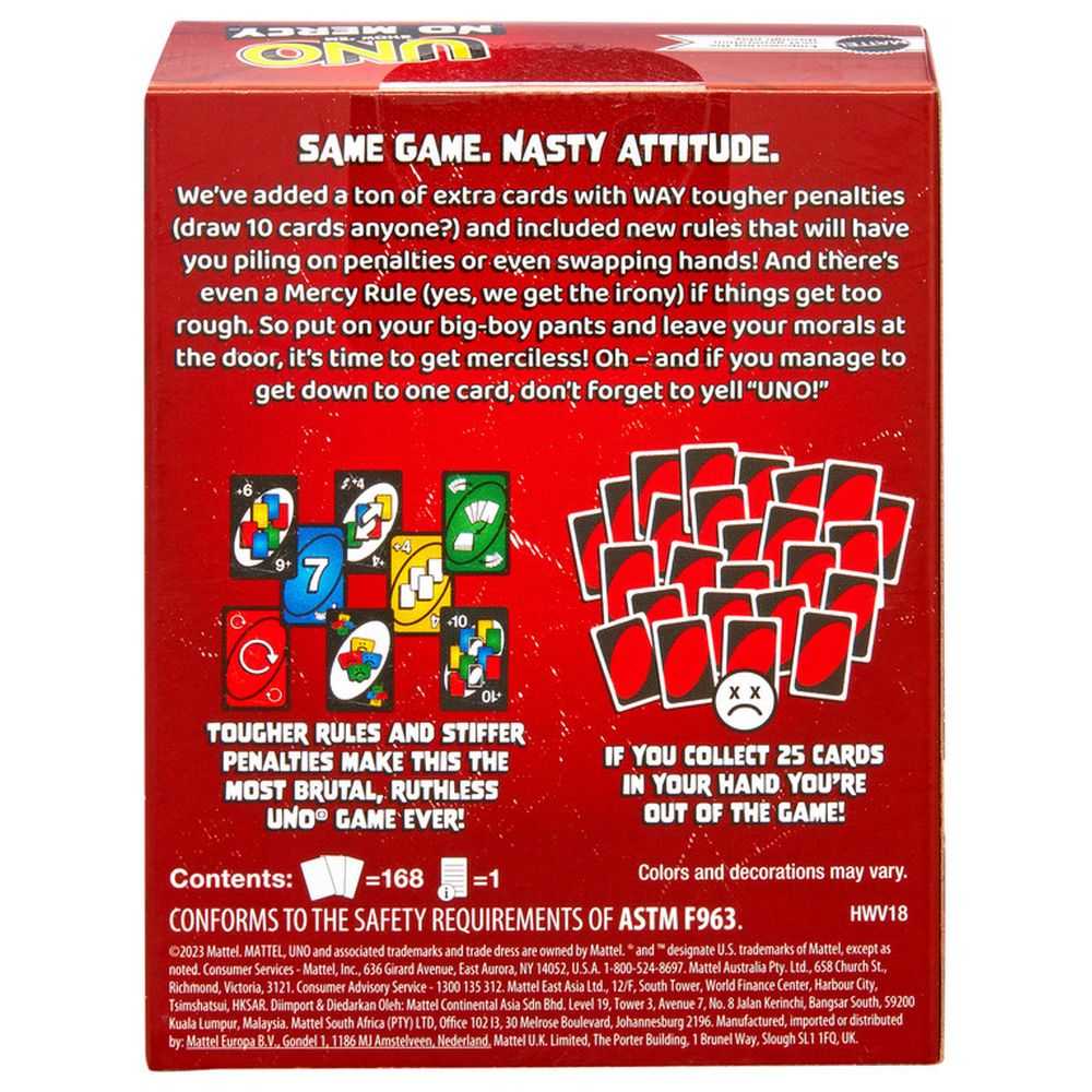 Uno - Show 'Em No Mercy Card Game