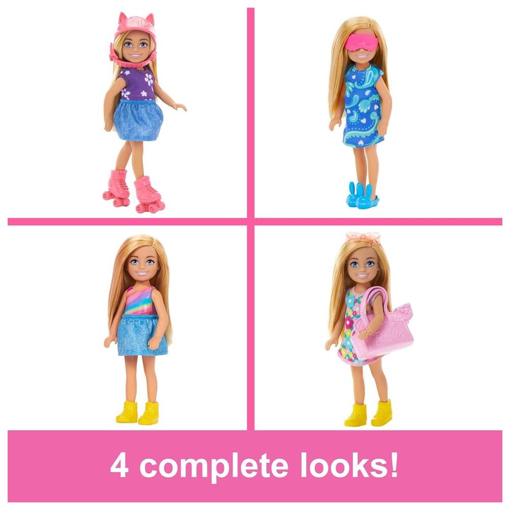 Barbie - Club Chelsea And Closet Fashion Doll Playset - Multicolor - 15 Pcs