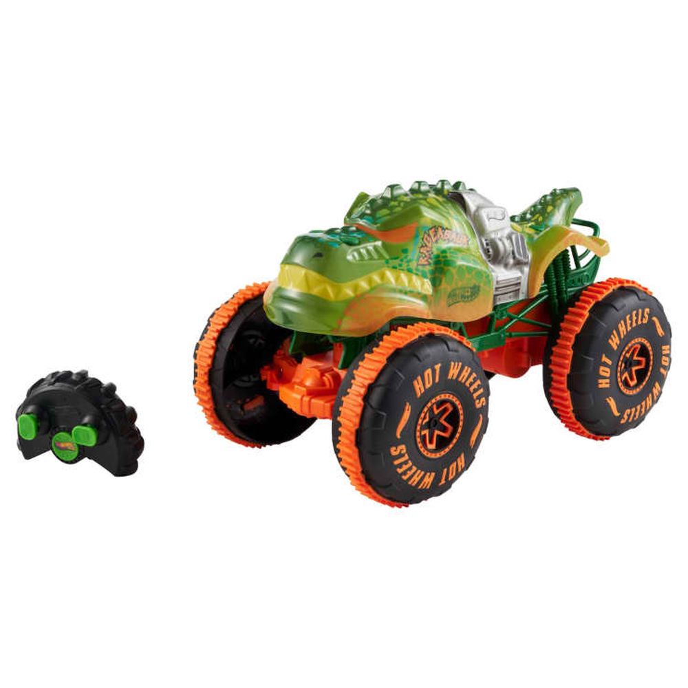 Hot Wheels - R/c 1:15 Monster Trucks Sharks Vs Dinos