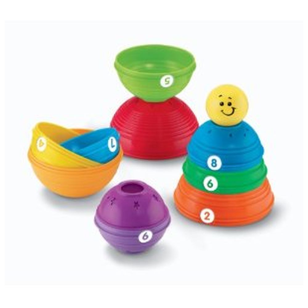 Fisher-Price - Brilliant Basics Stack & Roll Cups