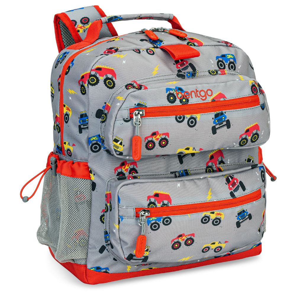 Bentgo - Kids School Backpack - Trucks - 14-Inch/36cm