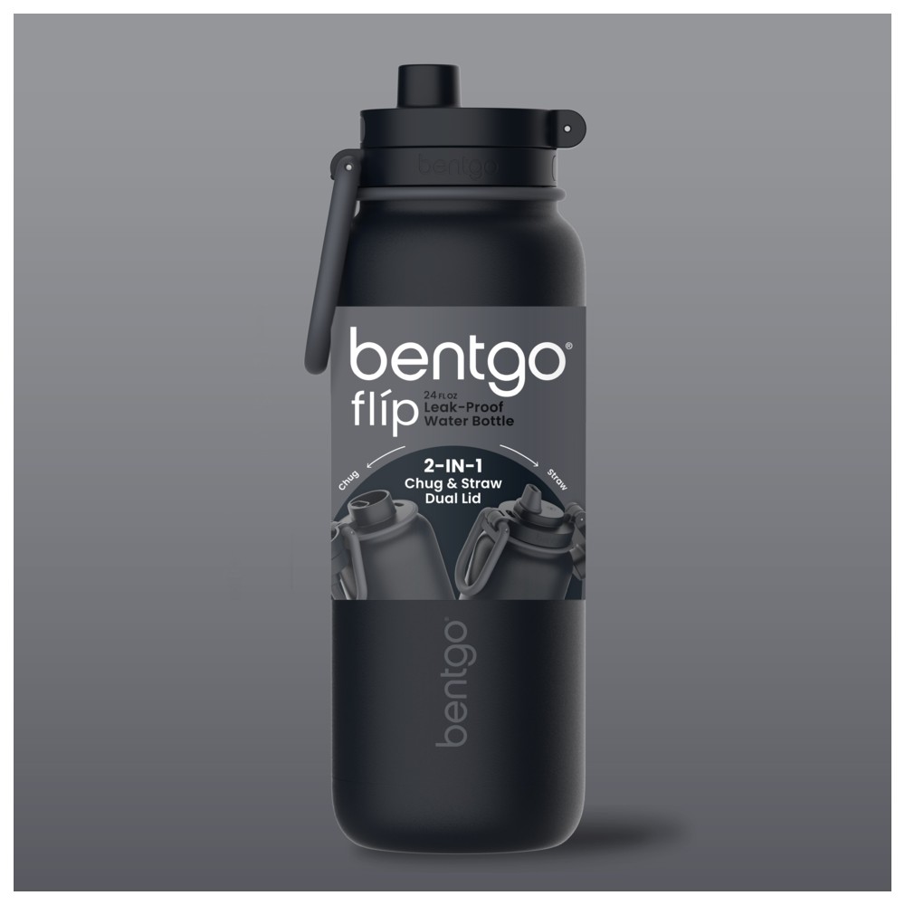 Bentgo - Flip Stainless Steel Insulated Water Bottle
