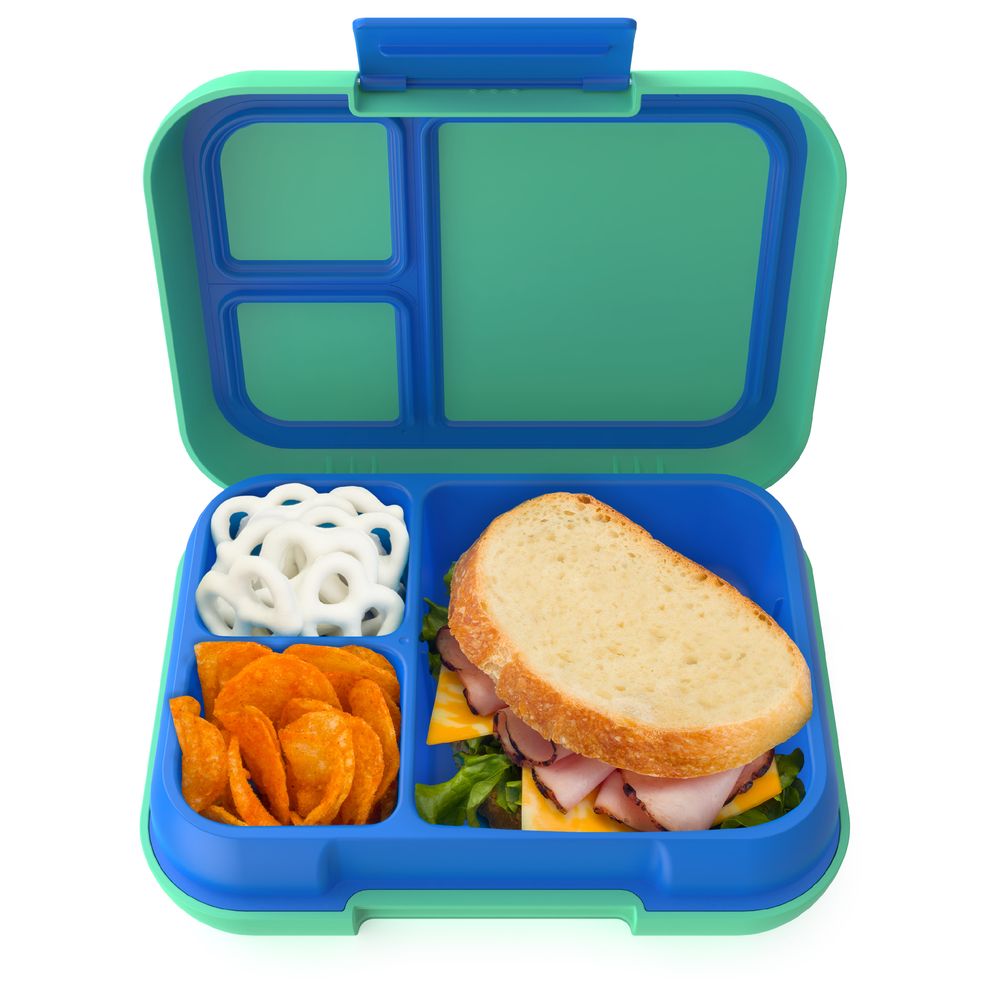 Bentgo - Pop Leak-Proof Lunch Box With Removable Divider - Spring Green/Blue