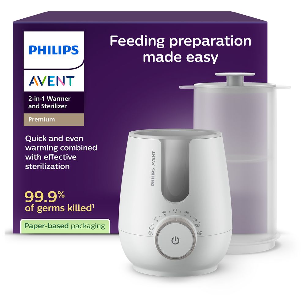 Philips Avent - 2-In-1 Warmer & Steriliser - White