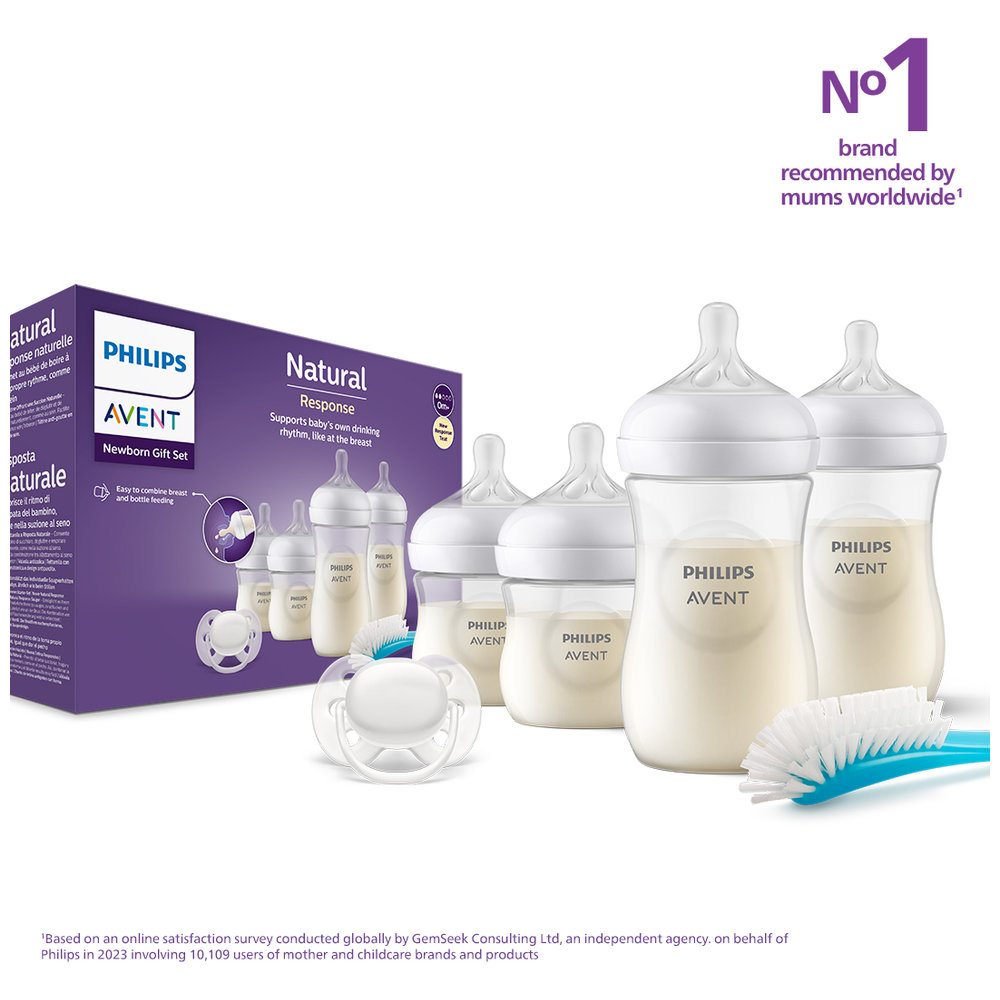 Philips Avent Natural Response Baby Feeding Bottle Set - 4 Bottles