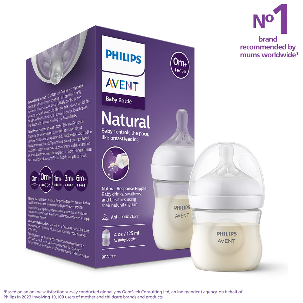 Philips Avent Natural Response Baby Feeding Bottle 125ml