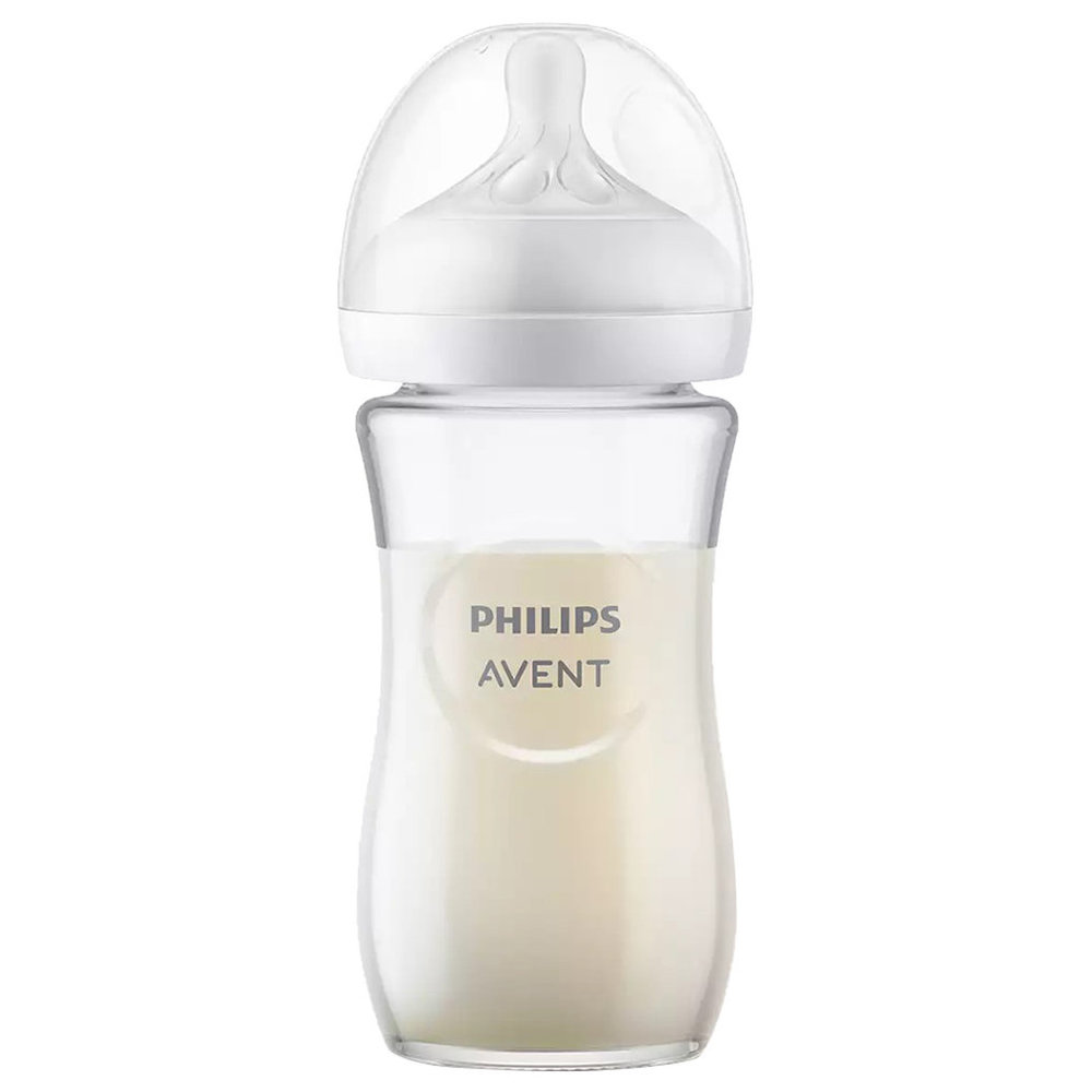 Philips - Avent Natural 3.0 Feeding Glass Bottle - 240 ml