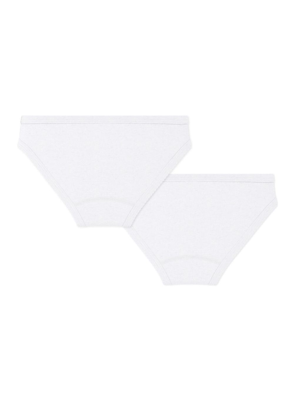 Petit Bateau Girls White Knickers - White - Pack of 2