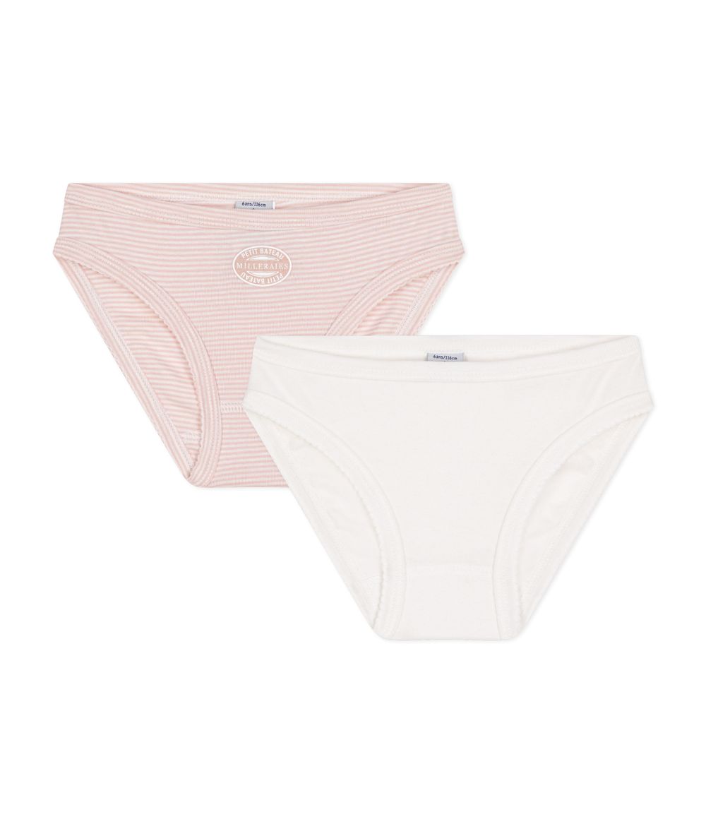 Petit Bateau Children's Cotton Knickers Pack of 2 Set 1
