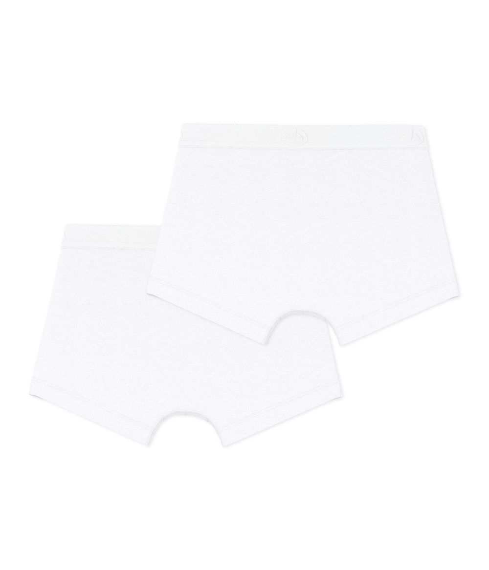 Petit Bateau Boxer Shorts 2 Pcs - White