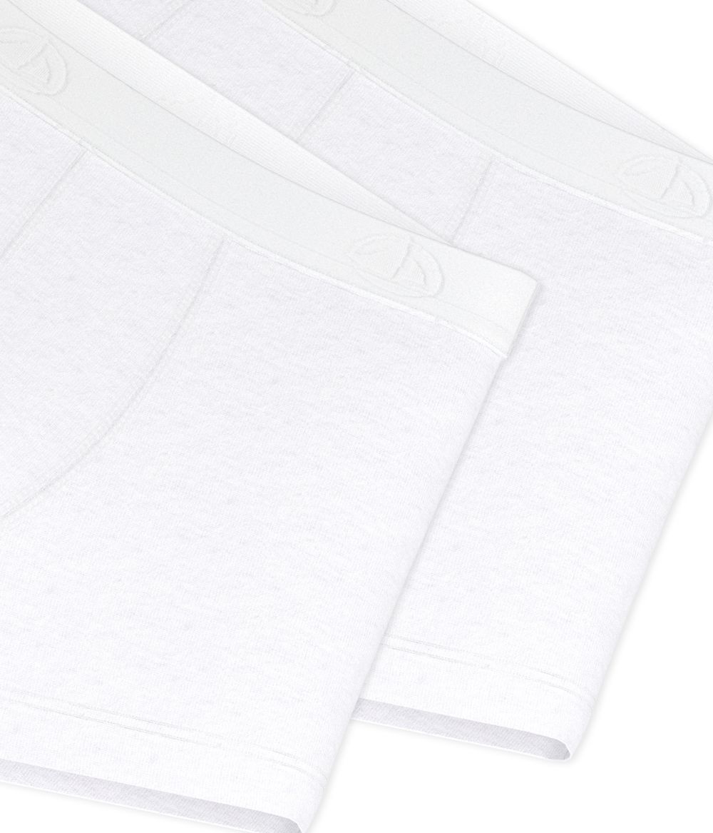 Petit Bateau Boxer Shorts 2 Pcs - White