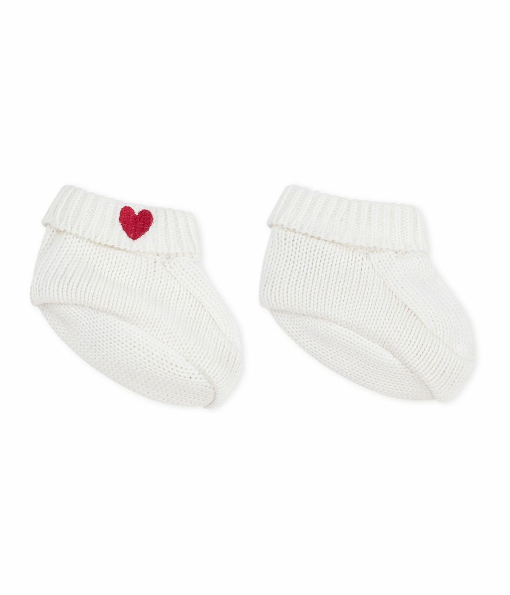 Petit Bateau - Newborn Babies' Knitted Cotton Booties