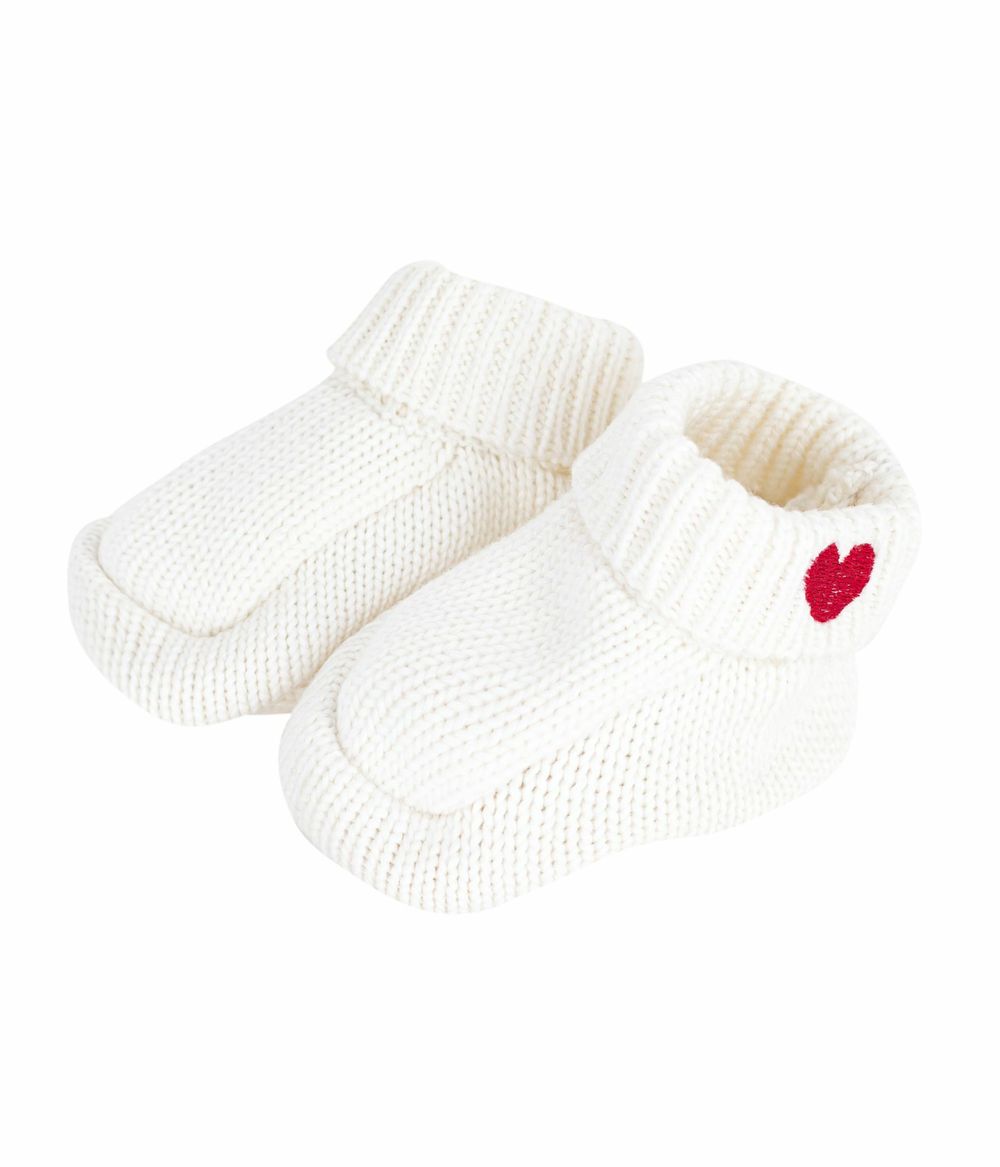 Petit Bateau - Newborn Babies' Knitted Cotton Booties