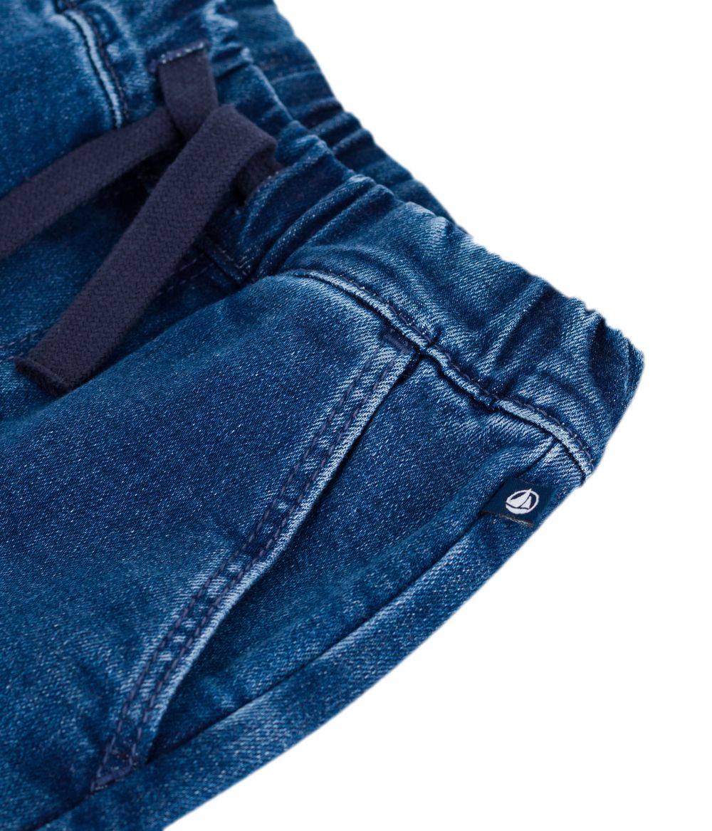 Petit Bateau Boys' Denim Trousers Brut Moyen - Green