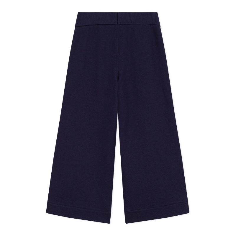 Petit Bateau Girl's Cotton Jogging Bottoms Smoking - Blue