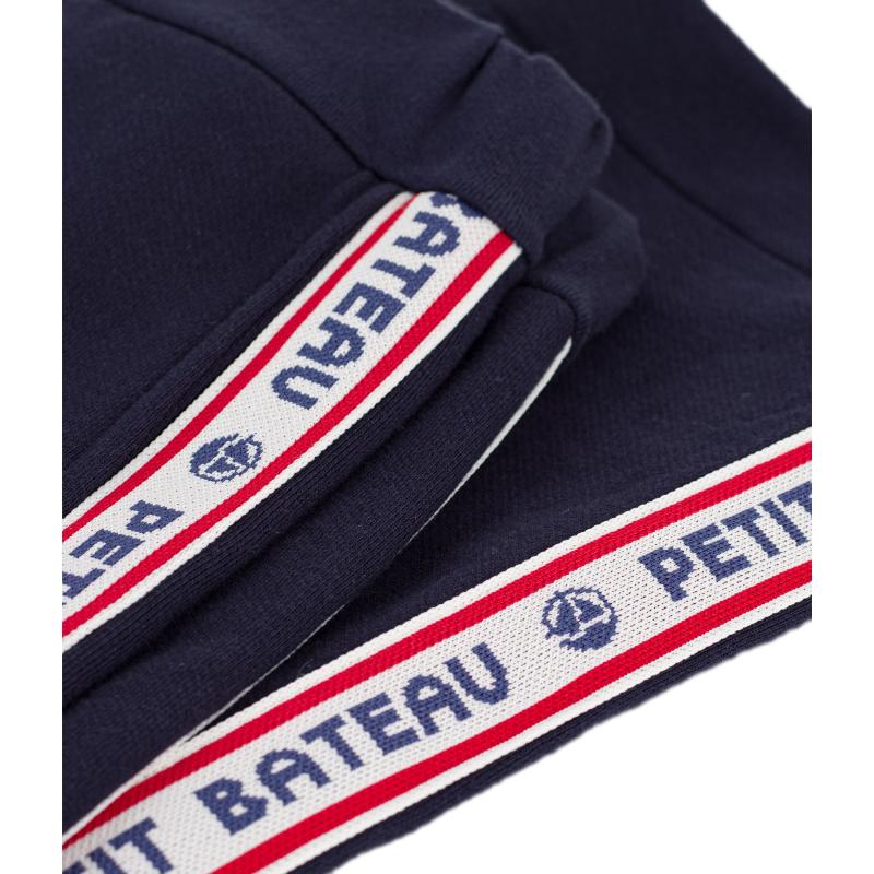 Petit Bateau Girl's Cotton Jogging Bottoms Smoking - Blue