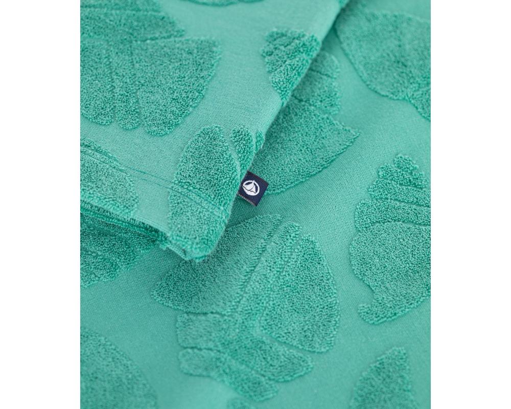 Petit Bateau - Boy's Short Sleeves Cotton Shirt - Green