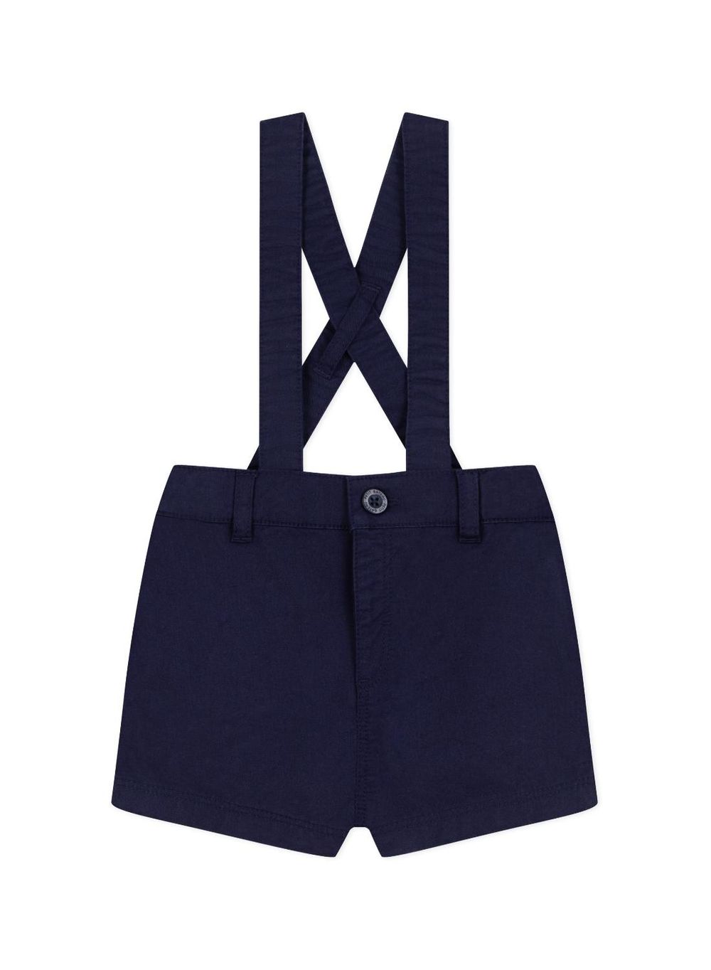 Petit Bateau Babies' Twill Shorts with Straps