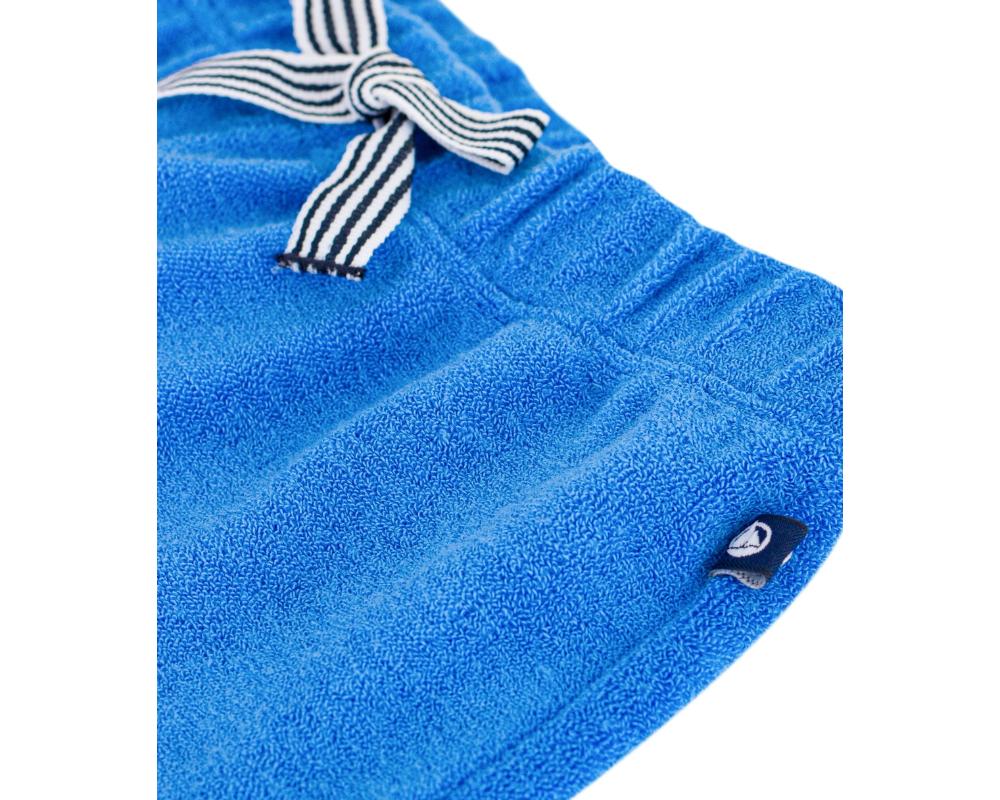 Petit Bateau - Babies Plain Terry Shorts - Blue