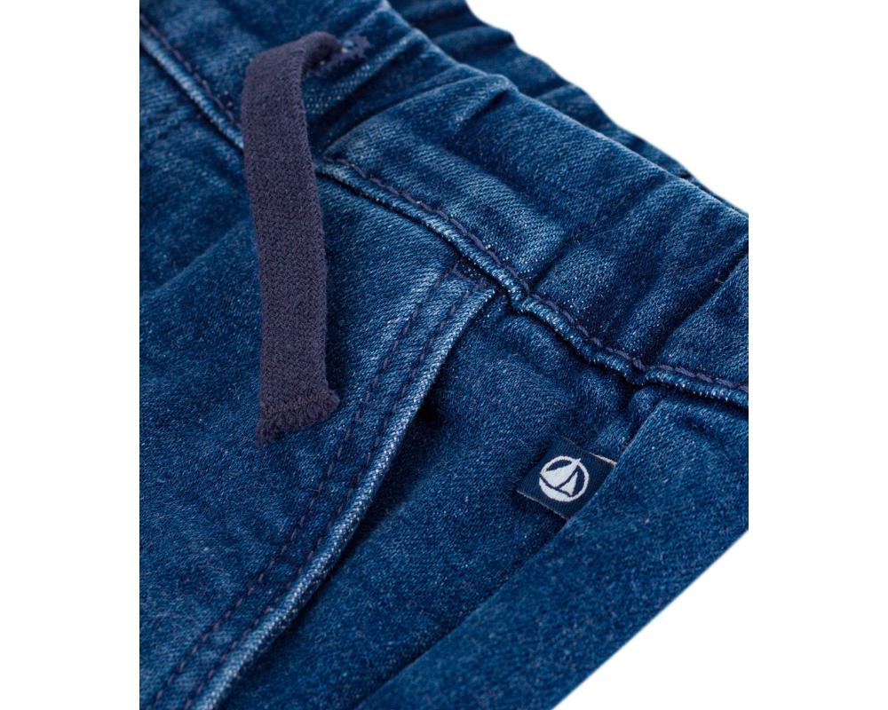 Petit Bateau Boy's Denim Trousers - Blue