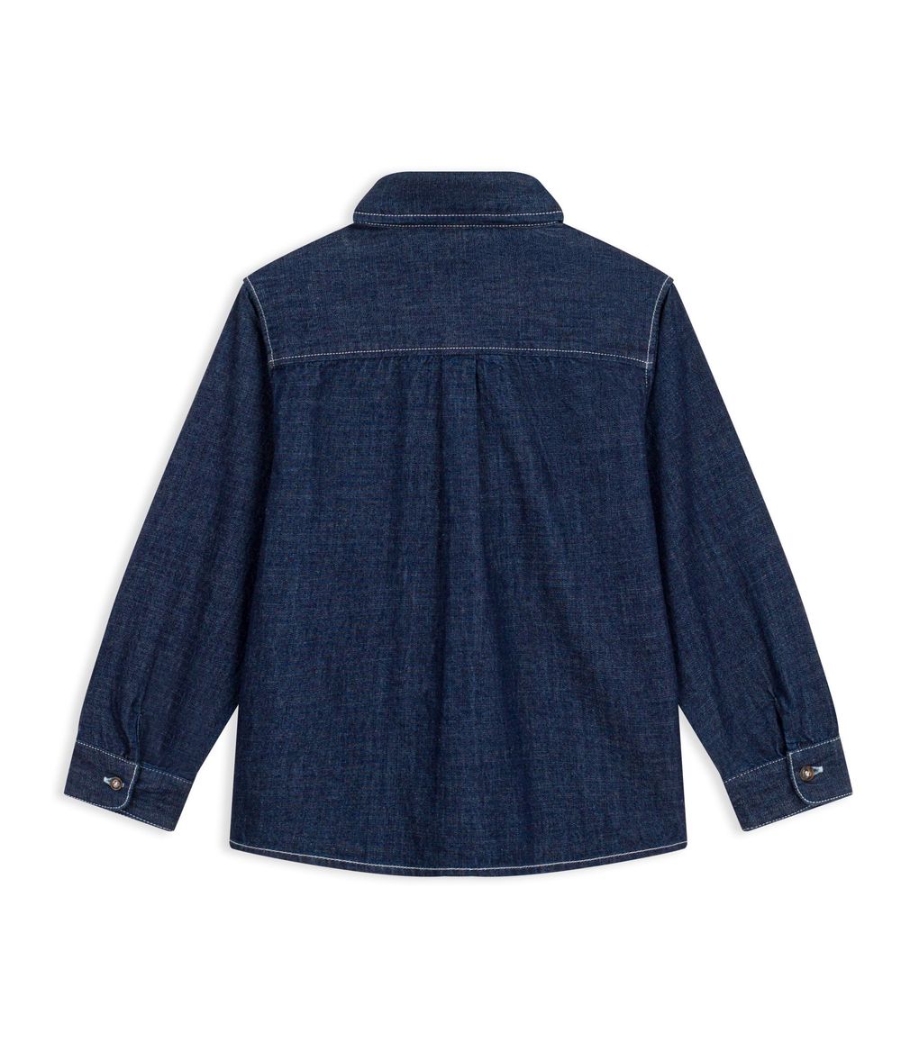 Petit Bateau - Plain Denim Shirt - Blue