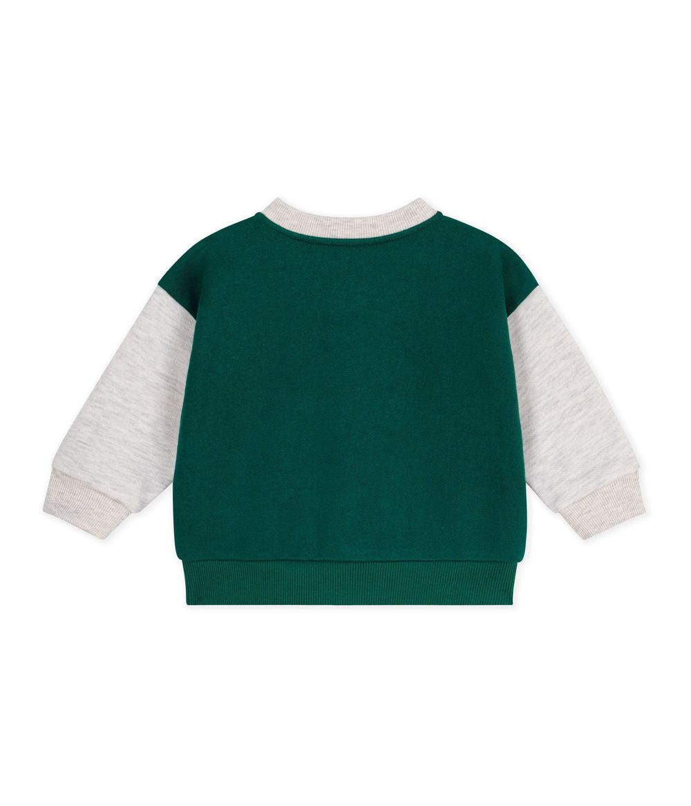 Petit Bateau - Baby Boy's Two-Tone Cotton Jacket - Tree/Montelimar