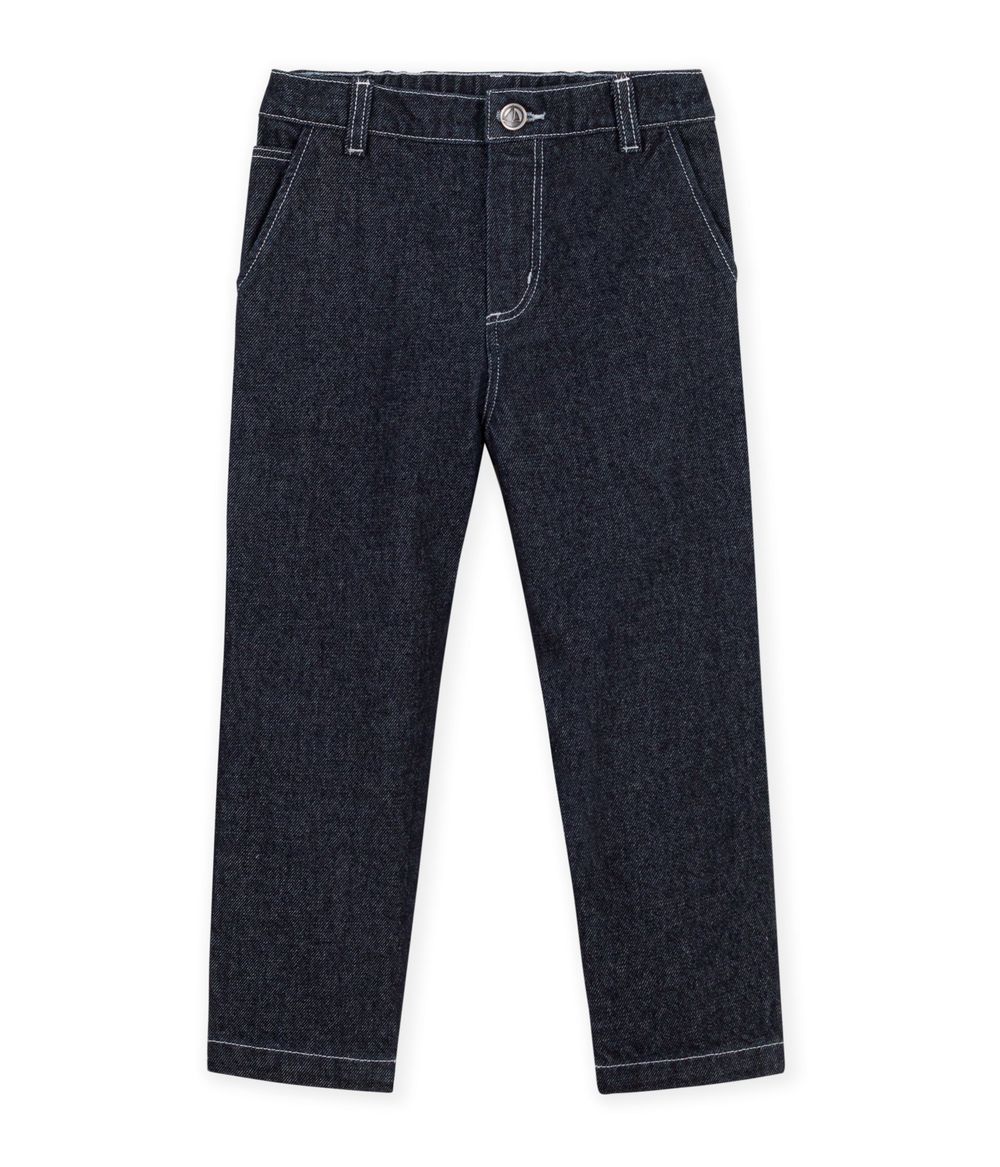 Petit Bateau - Boy's Carpenter Style Jeans - Denim Brut Fonce