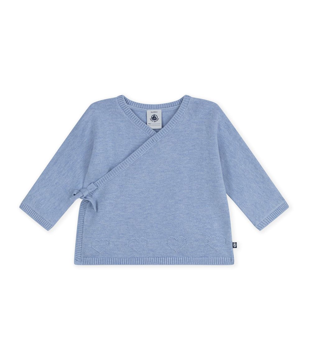 Petit Bateau - Baby's Knitted Wrapover Top