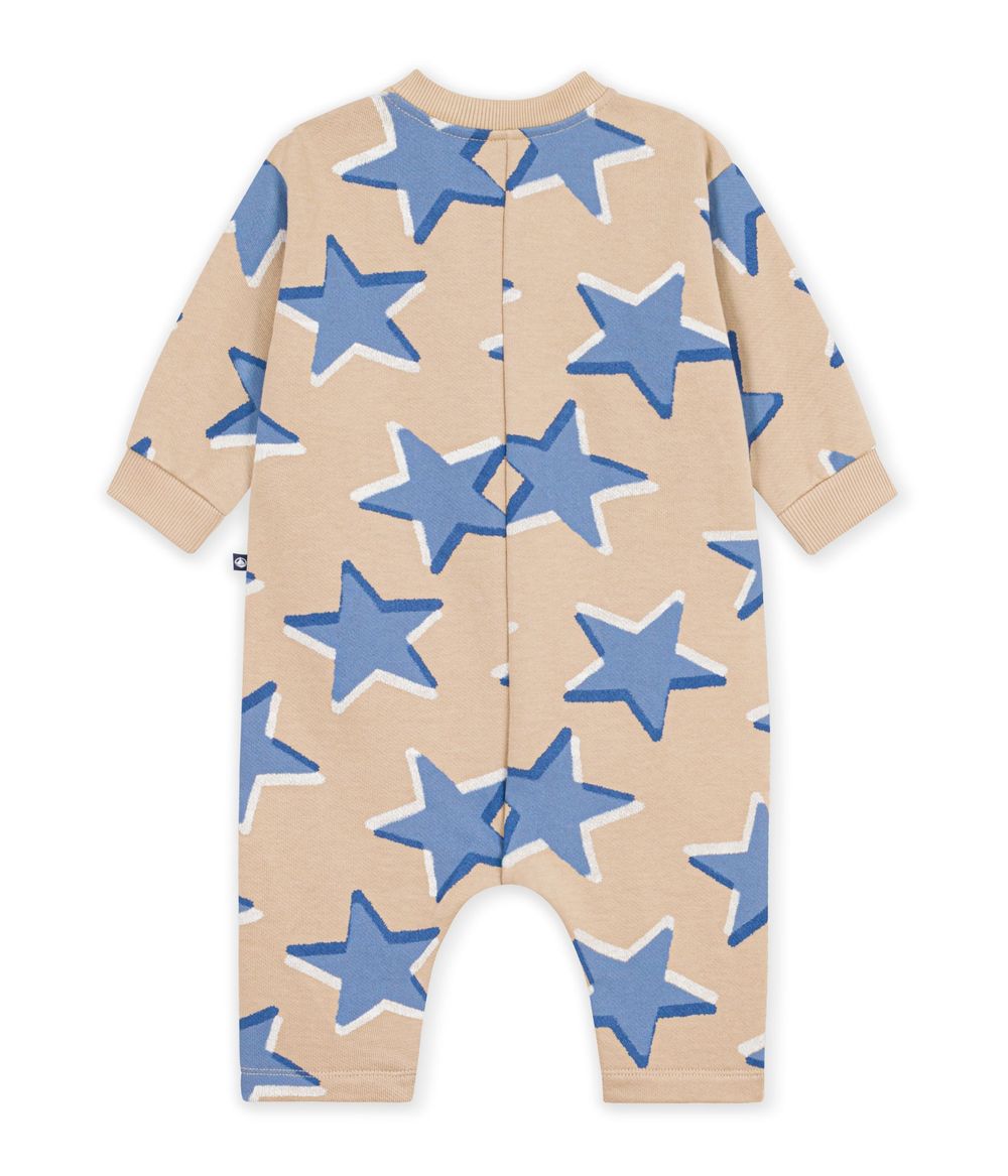 Petit Bateau - Baby Boy's Stars Printed Long Jumpsuit - Sander/Blue