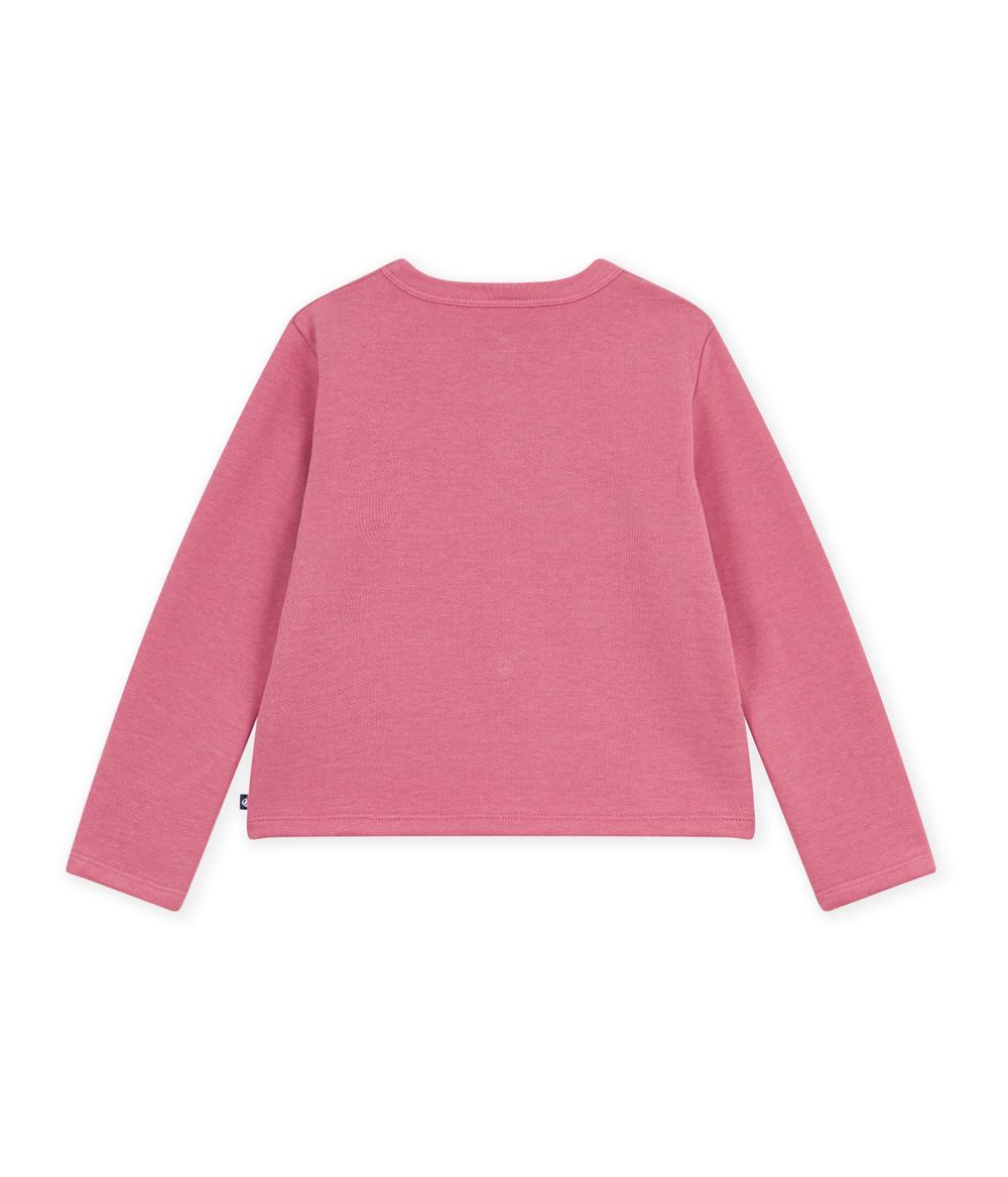 Petit Bateau - Girl's Plain Cotton Long Sleeves Cardigan