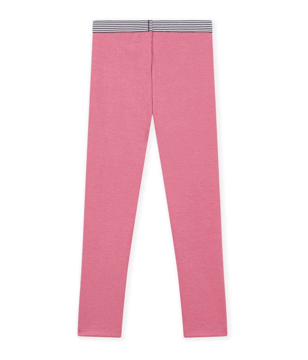 Petit Bateau - Plain Cotton Leggings - New Cheek