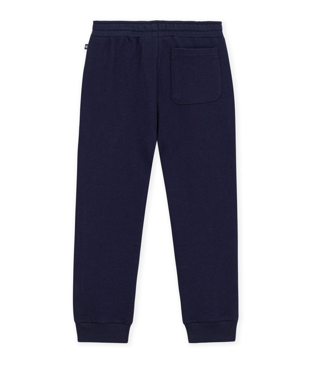 Petit Bateau - Boy's Plain Jogging Bottoms - Smoking Blue