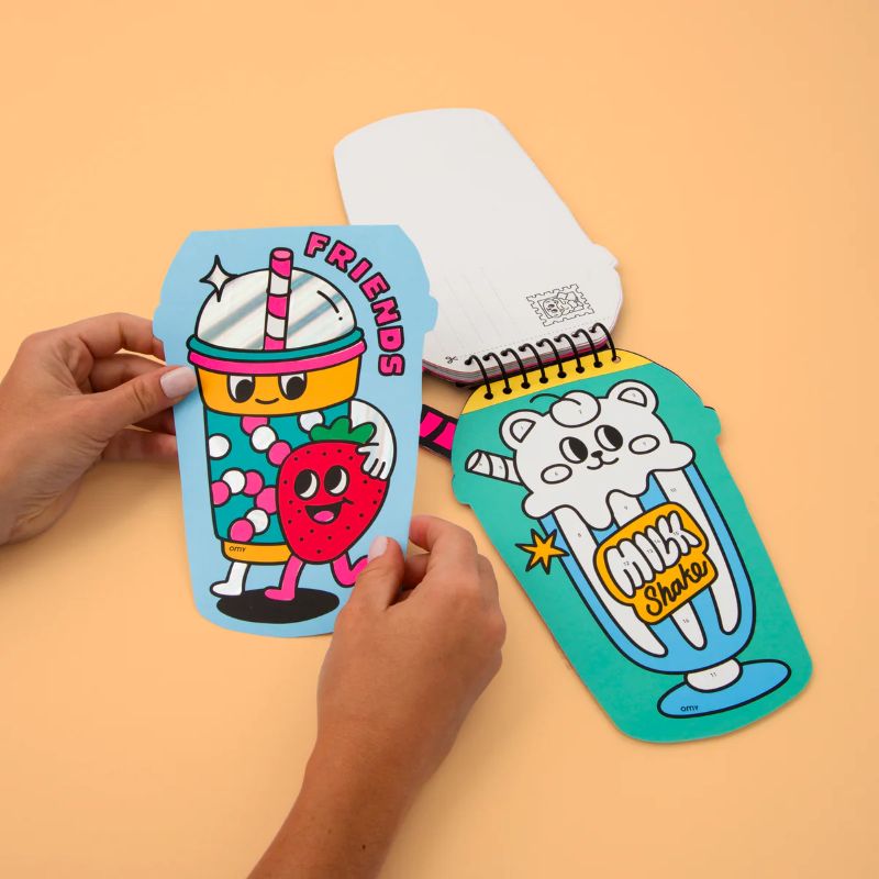 Omy - Sticker By Number Notebook - Bubble Tea - 200 Pcs