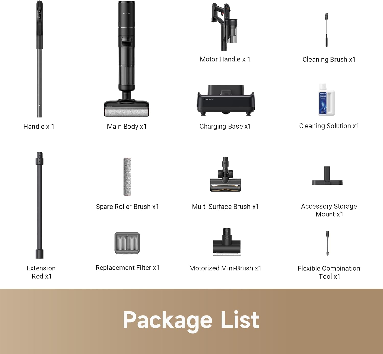 Dreame - H12 Dual Wet And Dry Cordless Vacuum - 400 W
