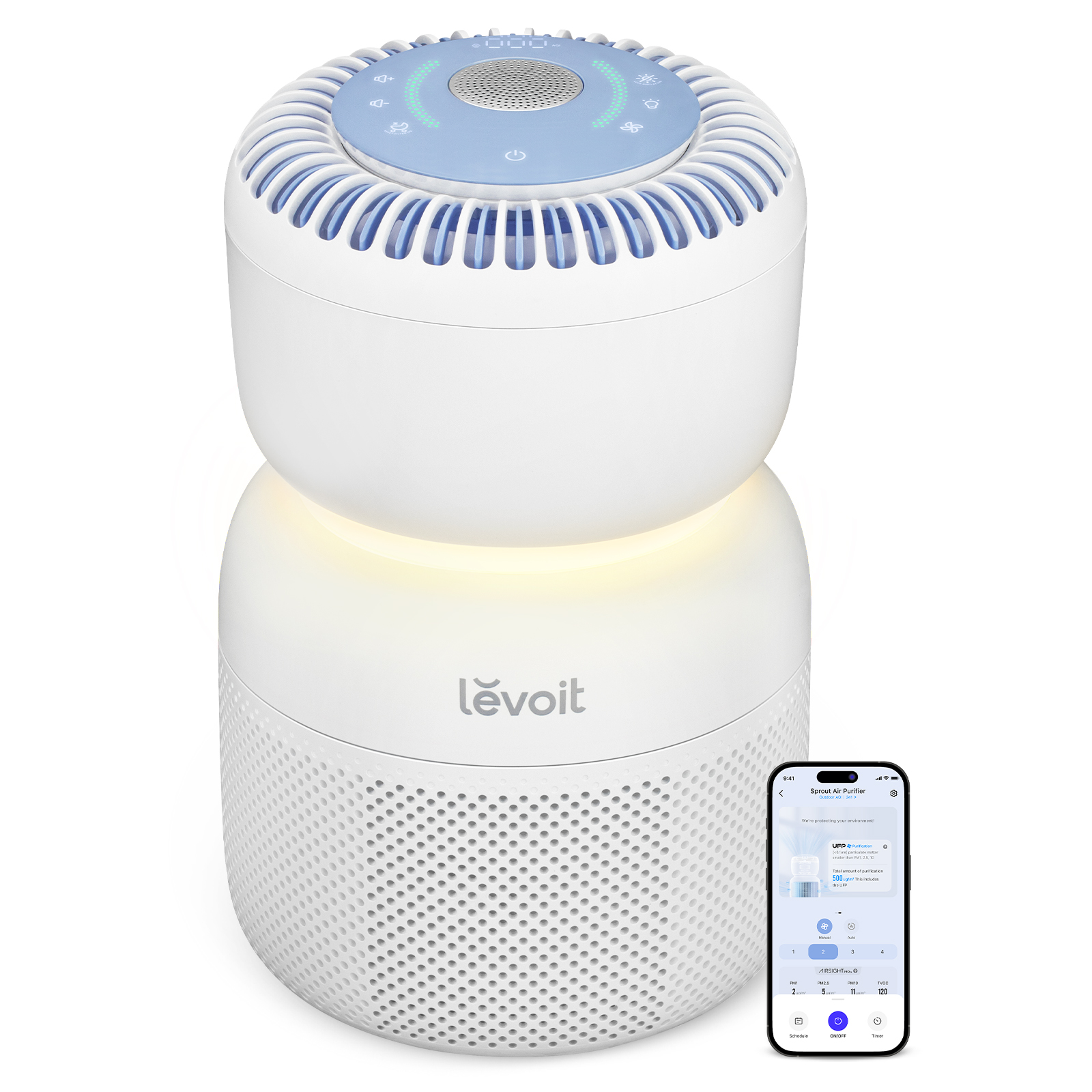Levoit Sprout Air Purifier For Baby - White
