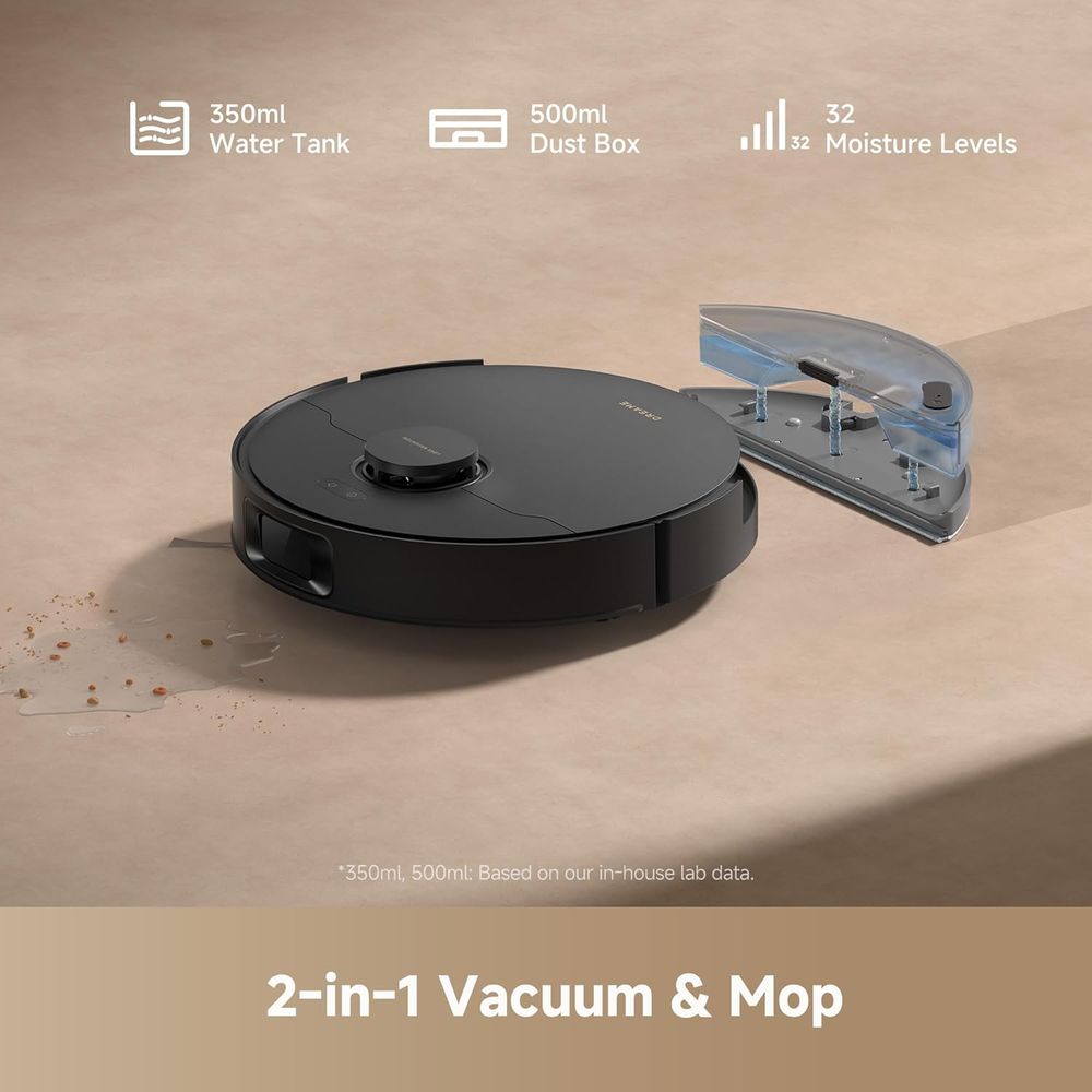 Dreame - D20 Plus Robot Vacuum - Black