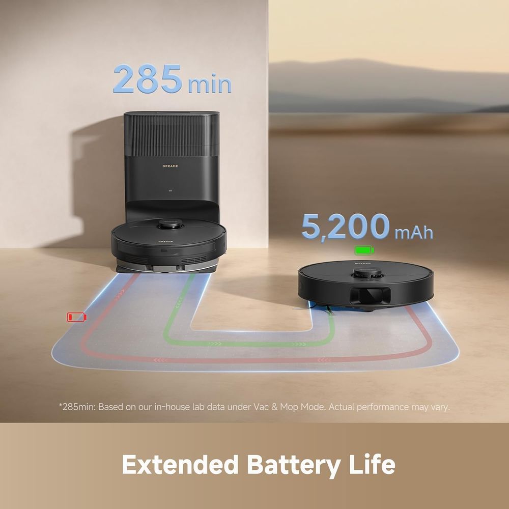 Dreame - D20 Plus Robot Vacuum - Black