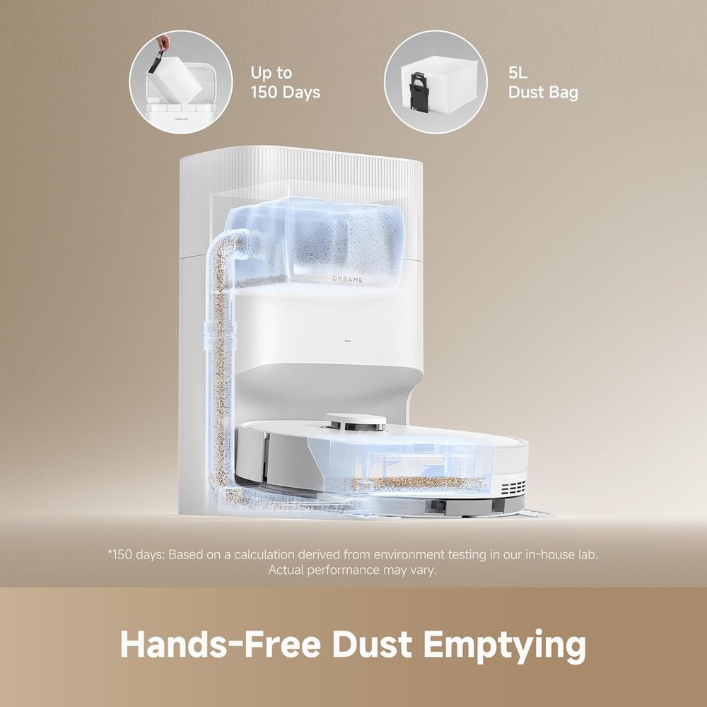 Dreame - D20 Plus Robot Vacuum - White