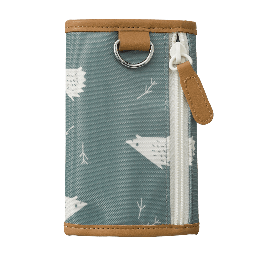 Fresk - Pencil Case And Wallet Set - Hedgehog - 2 Pcs