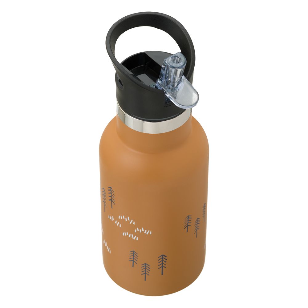 Fresk - Insulated Water Bottle With 2 Lids - Woods Spruce - Yellow - 350ml