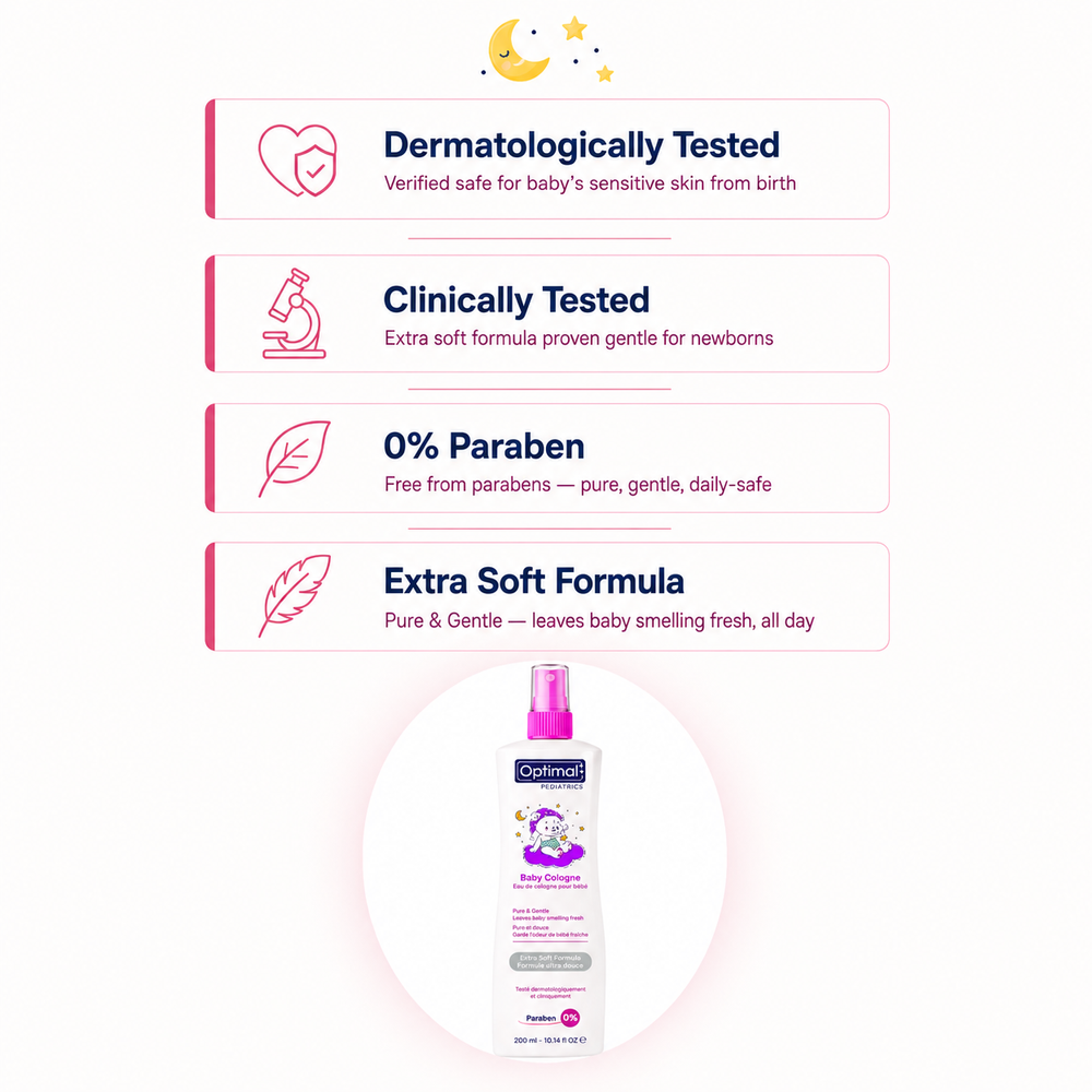 Optimal - Baby Fresh Cologne - Pink - 300 ml