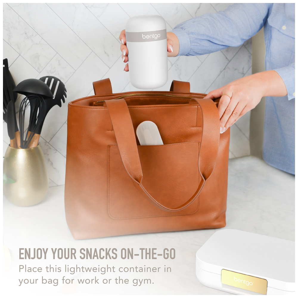 Bentgo - 2 Compartment Snack Cup - White